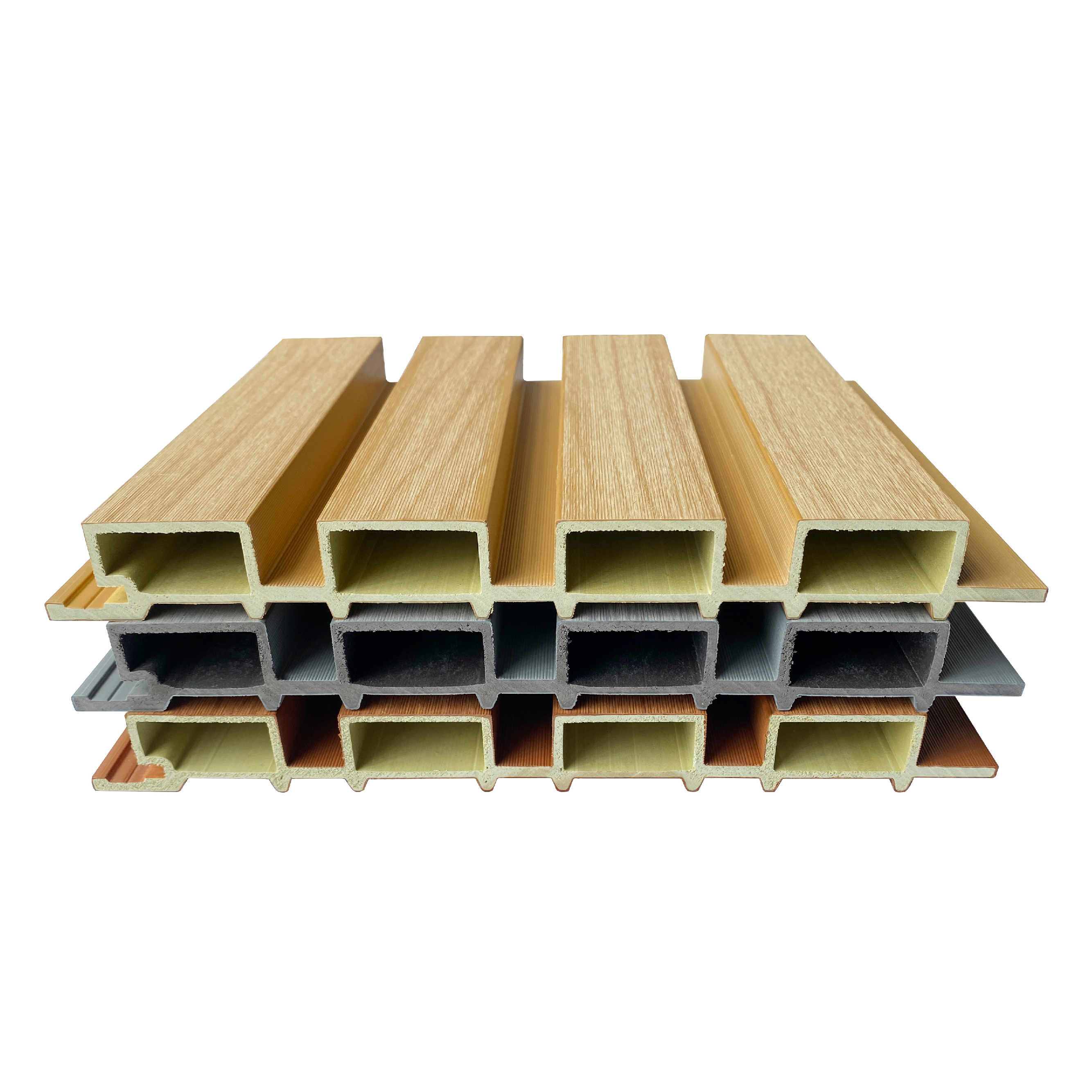 RUCCA outdoor cladding building materials 220*24mm wood panels exterior wall fluted panel wood rs