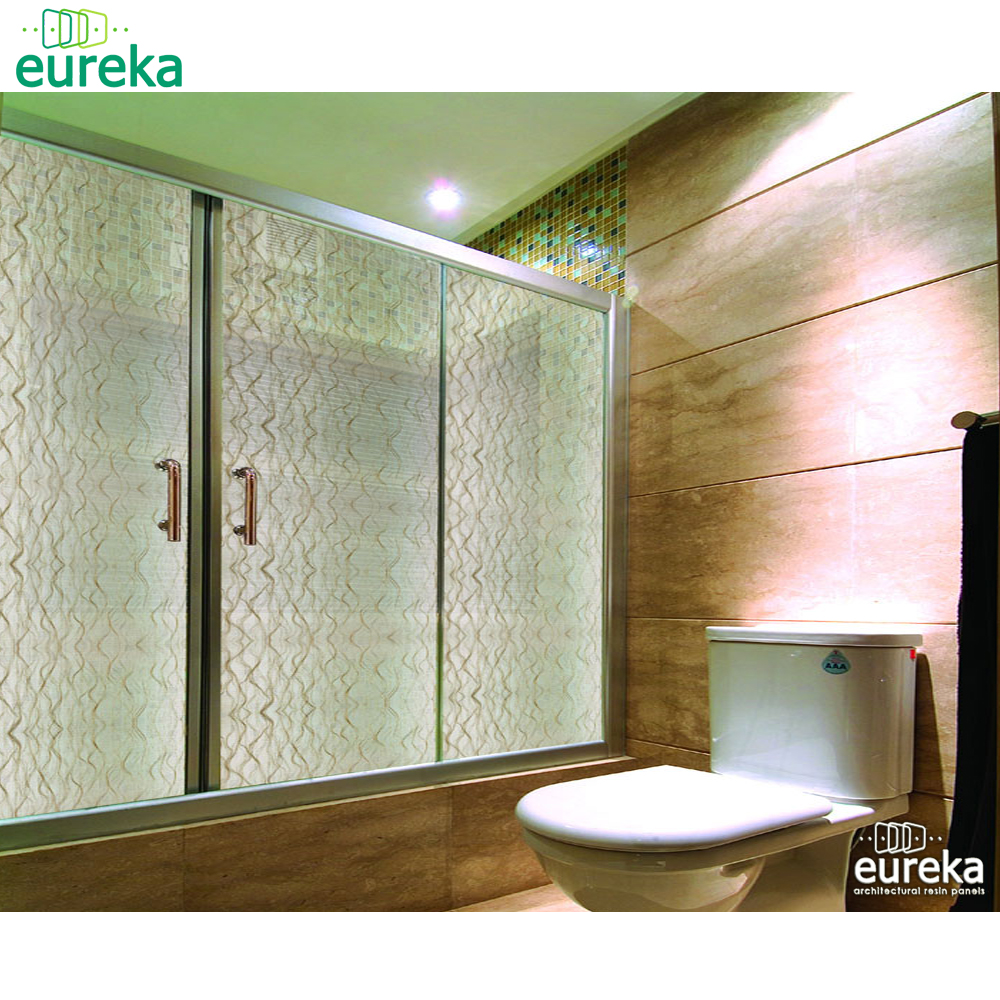  Design Sandwich Acrylic Resin Flower Ceiling Tiles / Laminate Ceiling Panel / Plastic Wood Grain Ceiling Panel