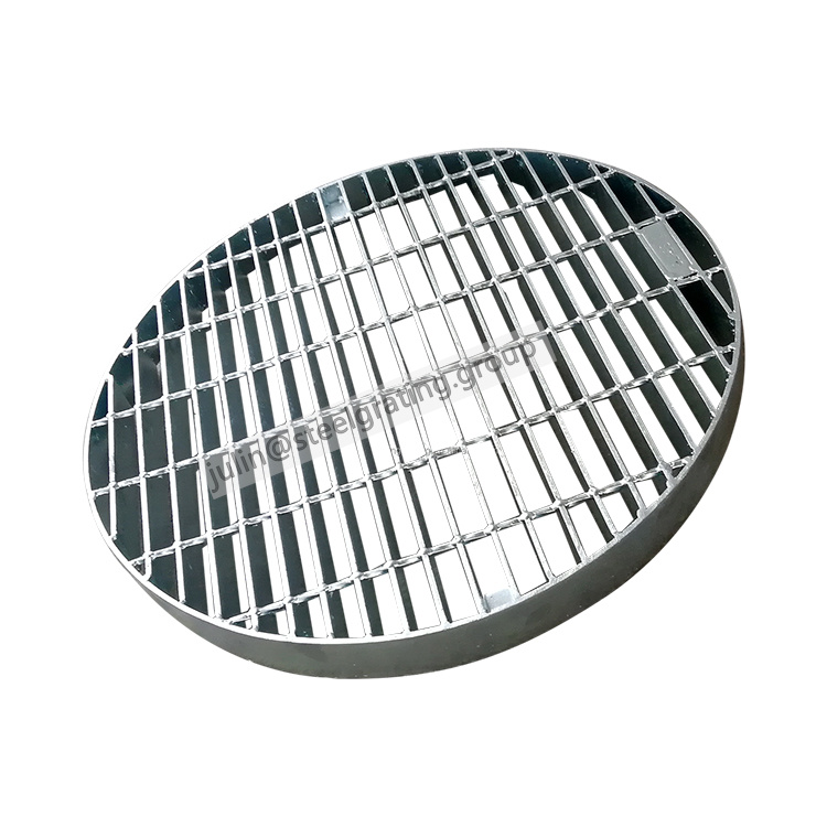 Steel building material hot dipped galvanized ized circular grating covers for floor sump drainage
