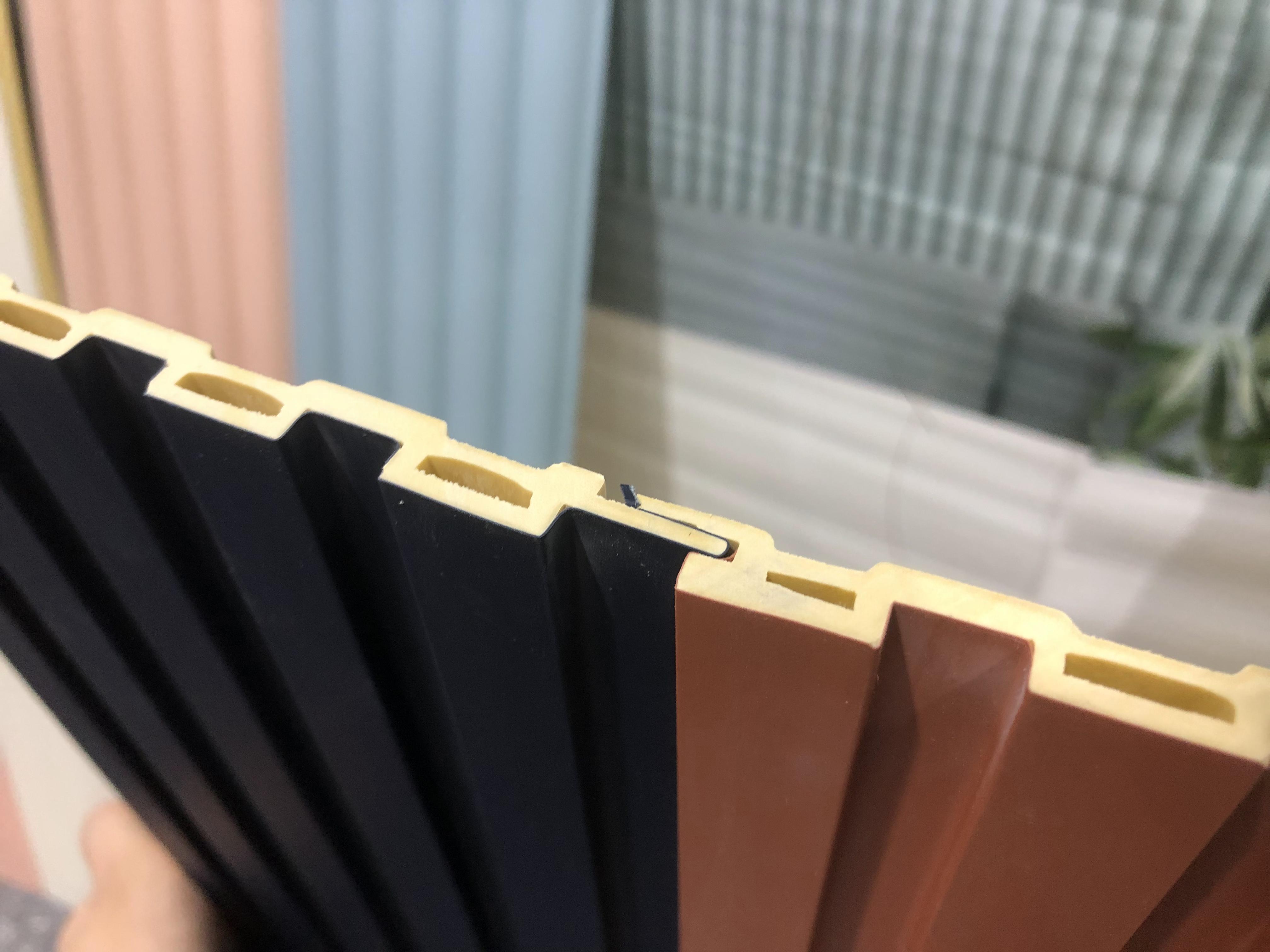 Pvc interior Wall Panel Hot Sale Eco Friendly Interior 3D Wood Key Technics Graphic Technical Environmental Plastic Prot