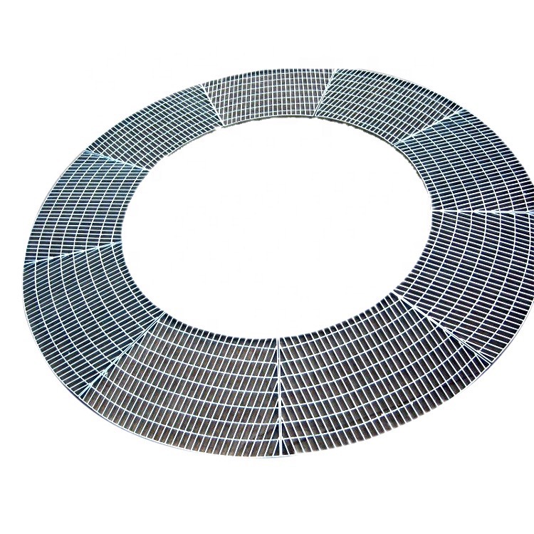 Steel building material hot dipped galvanized ized circular grating covers for floor sump drainage