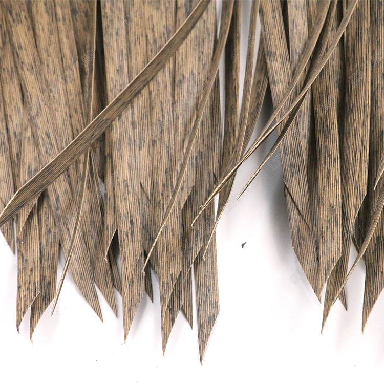 Pvc Pe Fireproof Pvc Artificial Thatch Roof Synthetic Viro Thatch Roofing Material Simulated Straw