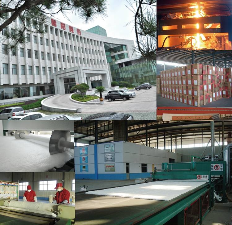 LUYANG TempMax fireproof material 1600c Alumina Fiber mat