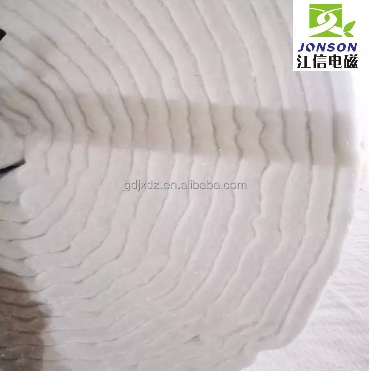 Heat insulation material with good high temperature resistance Glass fiber needle blanket with heat insulation effect