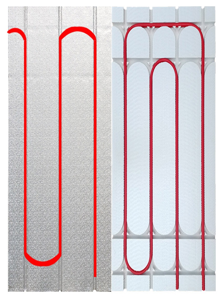 Eps Floor Heating Systems Insulation Materials Hot Selling Expanded Polystyrene Floor Heating Board Insulation Board