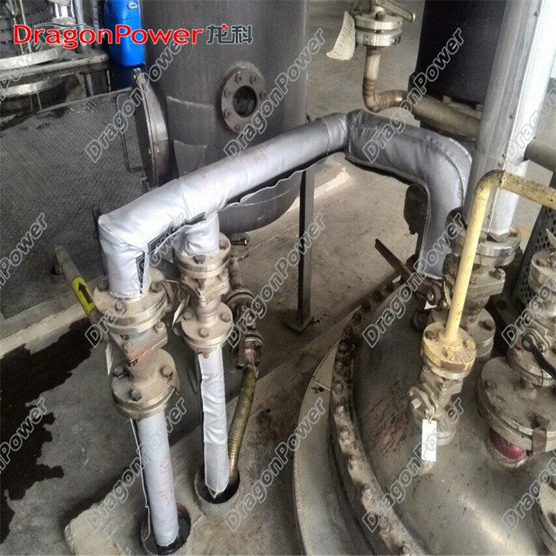 Thermal insulation material fiber glass pipe insulation jacket for hoses and pipes