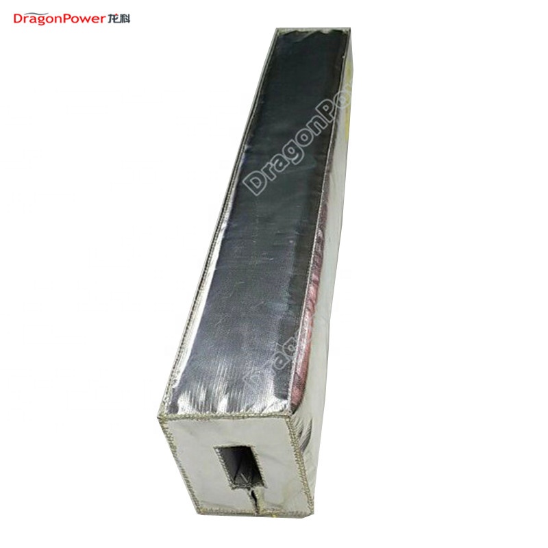 Thermal insulation material fiber glass pipe insulation jacket for hoses and pipes