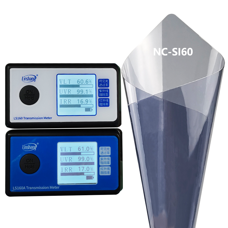 NC-SI60 New Product PET Material 2Ply Car Window Tint 1.52m x 30m Heat Insulation Film For Auto Glass