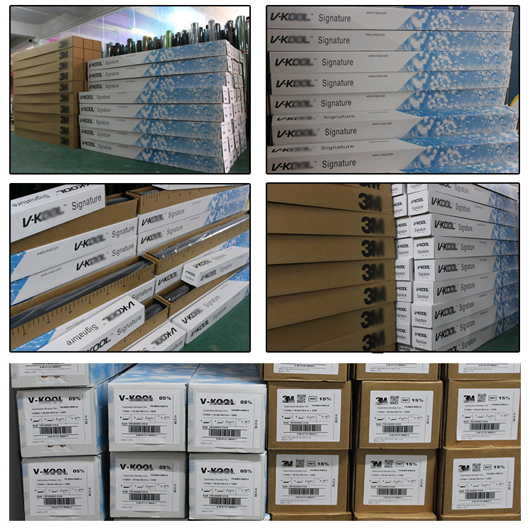 pet material size 1.52*30m v kool v70 High heat insulation nano ceramic car solar window tint film skin protection for c