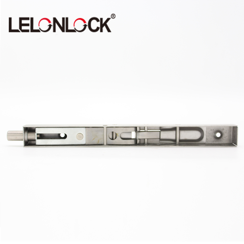 Box section stainless steel 304 fire proof flush door bolt
