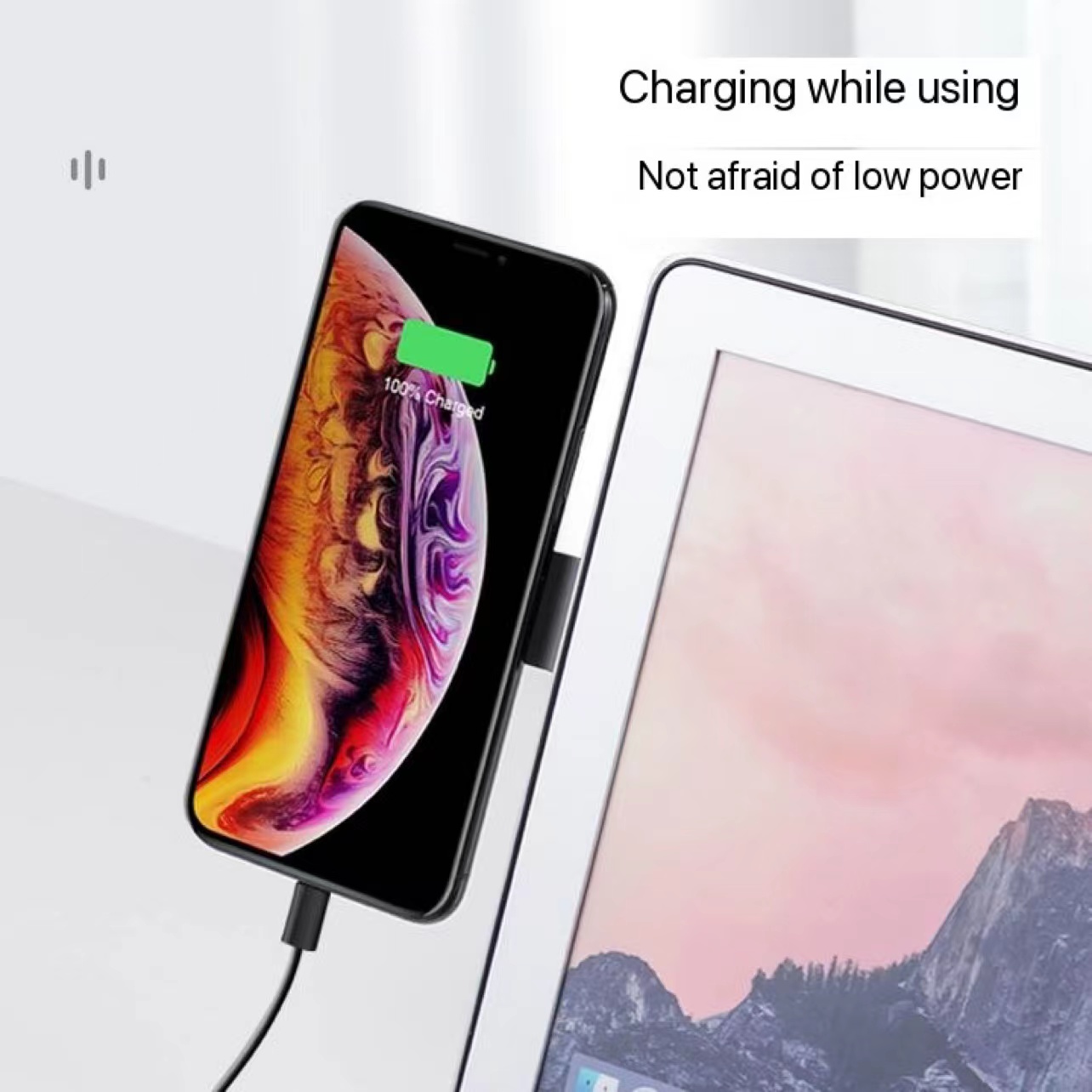 Metal Expansion Phone Stand Laptop Screen Side Mount Magnetic Folding Phone Holder Desktop Laptop Holder Stand