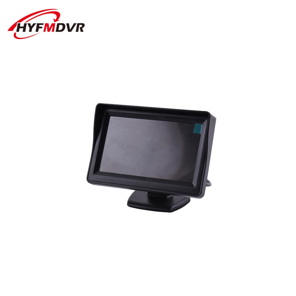 HYFMDVR 4.3 inch Mini TFT Color LCD TV Monitor for Car School Bus Truck Taxi Trailer