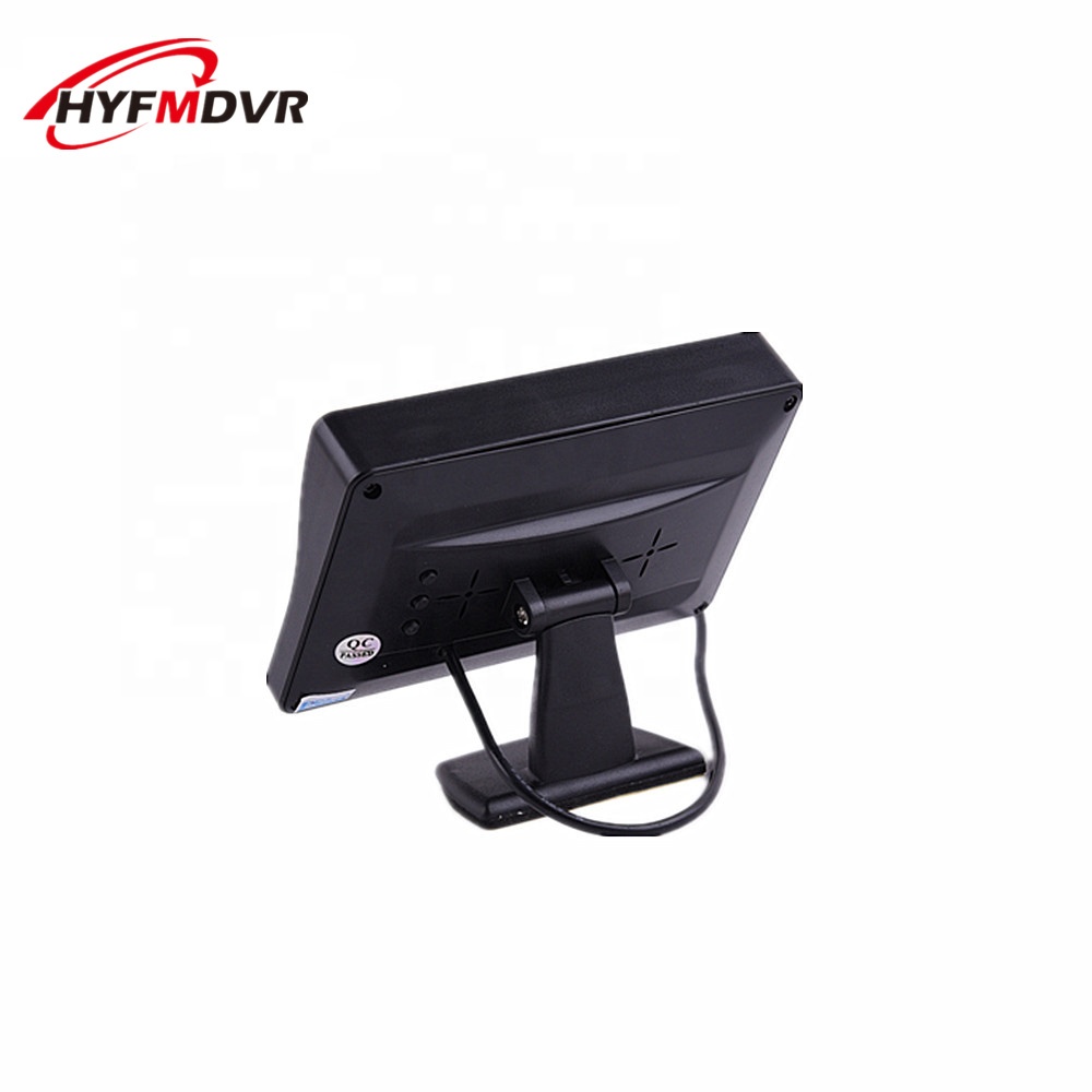HYFMDVR 4.3 inch Mini TFT Color LCD TV Monitor for Car School Bus Truck Taxi Trailer