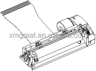 58mm  Fujitsu FTP628MCL101/103 Thermal Printer Mechanism for Portable Bill Invoice Thermal Printer