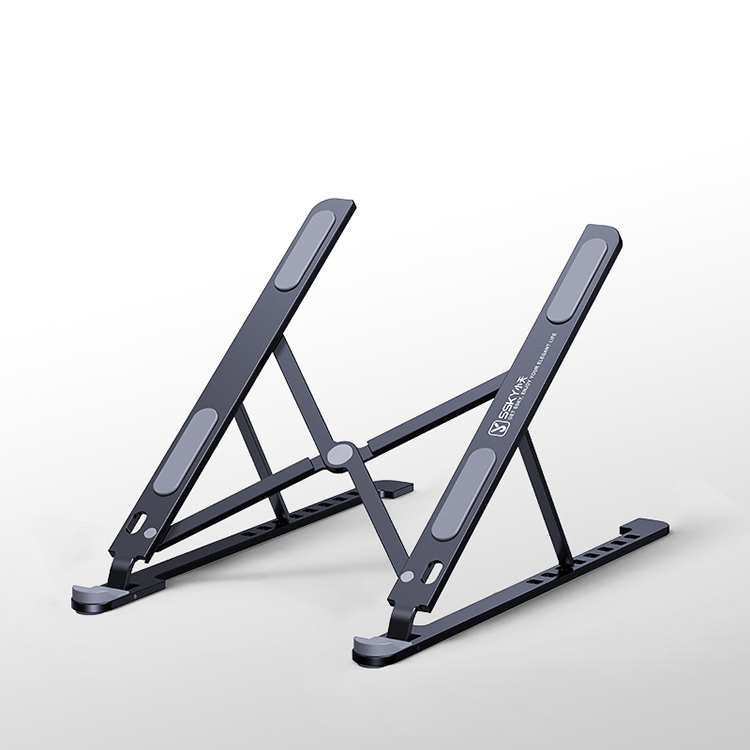 Foldable aluminum notebook tablet computer stand adjustable table laptop holder portable laptop stand easy to carry