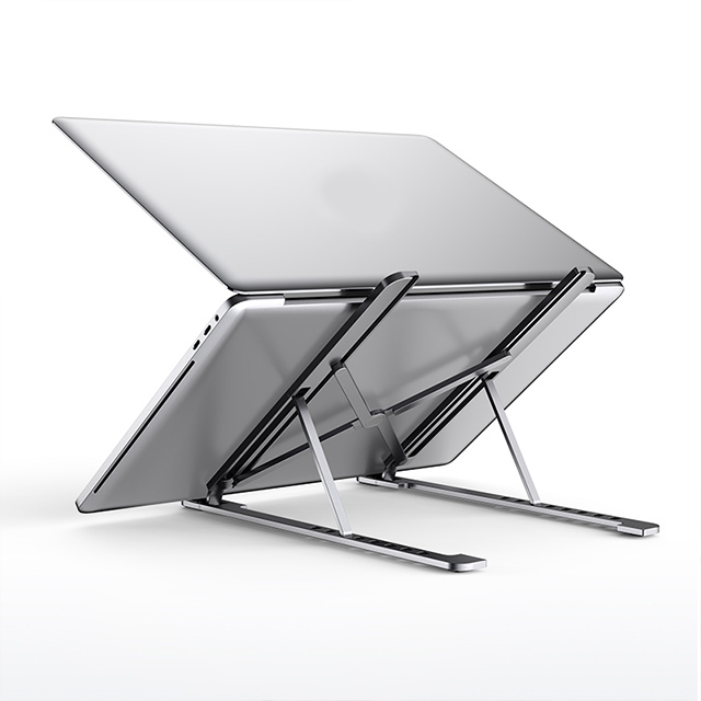 Foldable aluminum notebook tablet computer stand adjustable table laptop holder portable laptop stand easy to carry
