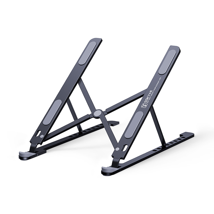 Foldable aluminum notebook tablet computer stand adjustable table laptop holder portable laptop stand easy to carry