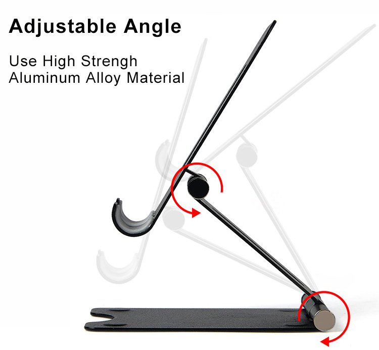 Invisible Fold Cute Cellphone Online Classes Teaching Study Stand On Desk Suitable Mobile Phone Holder For For Ipad