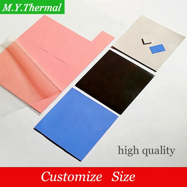 12W 15W High performance thermal conductive silicone gap pad 2mm cooling pad for laptop ps4 gpu  cpu