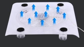 Notebook stand notebook cooler large fan folding sales USB  hot state  Air Plastic Color Function eco-material co