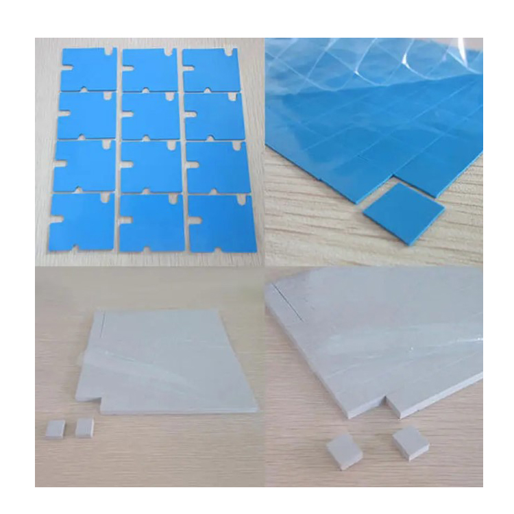 12w/mk ized silicone thermal conductive pad for cooling laptop
