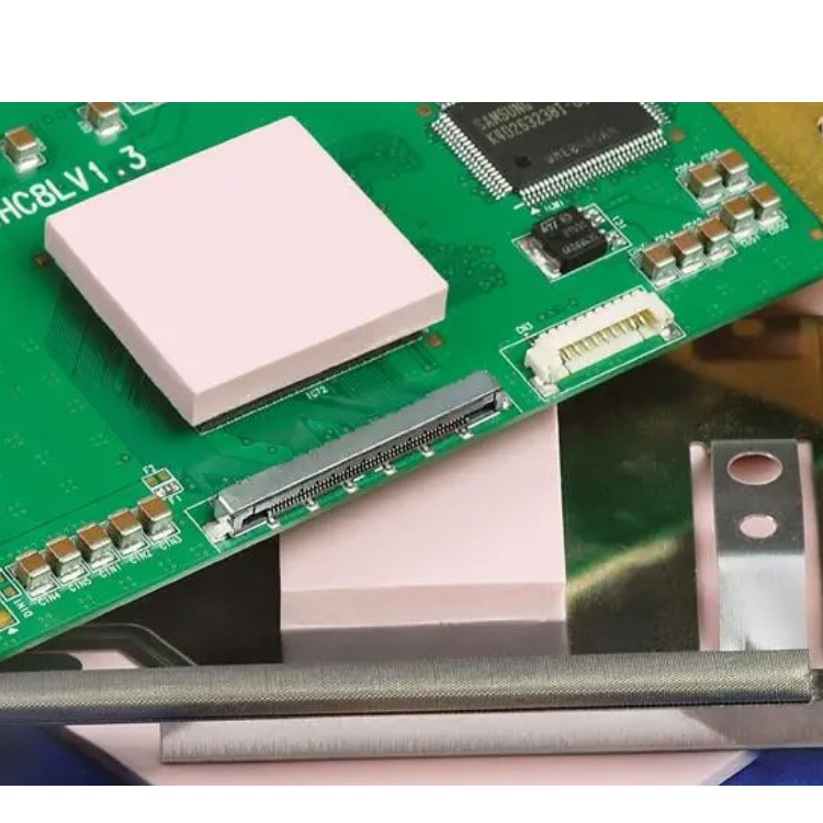 12w/mk ized silicone thermal conductive pad for cooling laptop