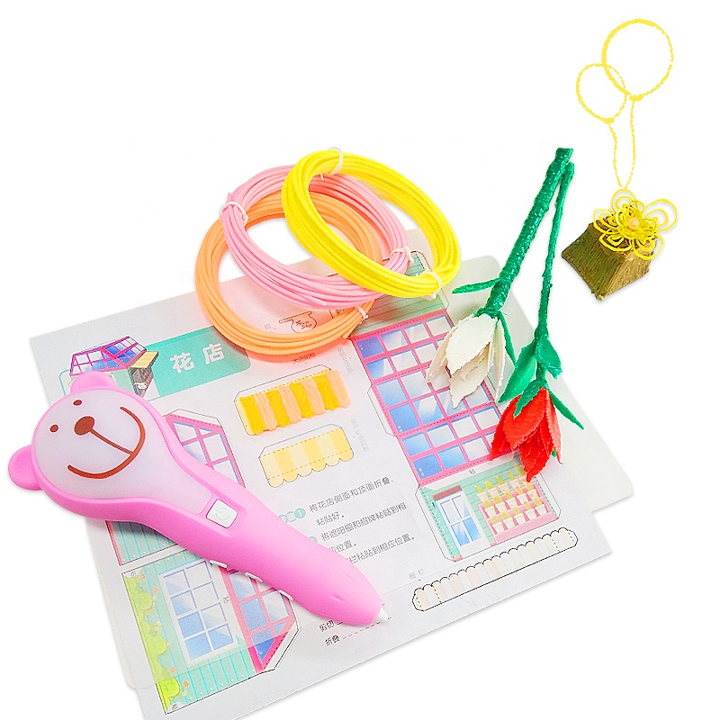 Wireless 3D Pen Printer Low Temperature 3 d pen for Kids Diy 3D printing pen With Colorful Pcl Filament digital printers