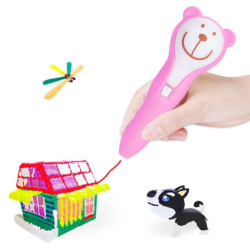 Wireless 3D Pen Printer Low Temperature 3 d pen for Kids Diy 3D printing pen With Colorful Pcl Filament digital printers