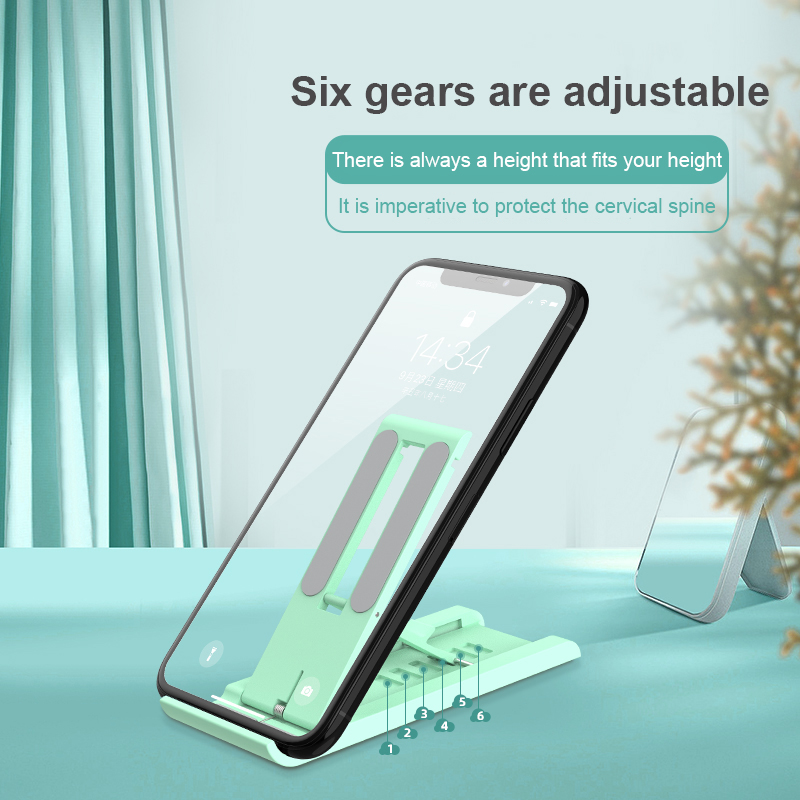 top selling product folding phone holder for desk mobile phone stand holder universal adjustable foldable mobile stand 4