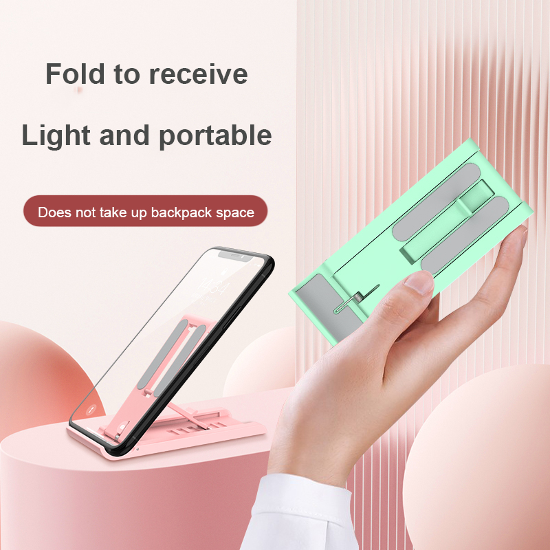top selling product folding phone holder for desk mobile phone stand holder universal adjustable foldable mobile stand 4