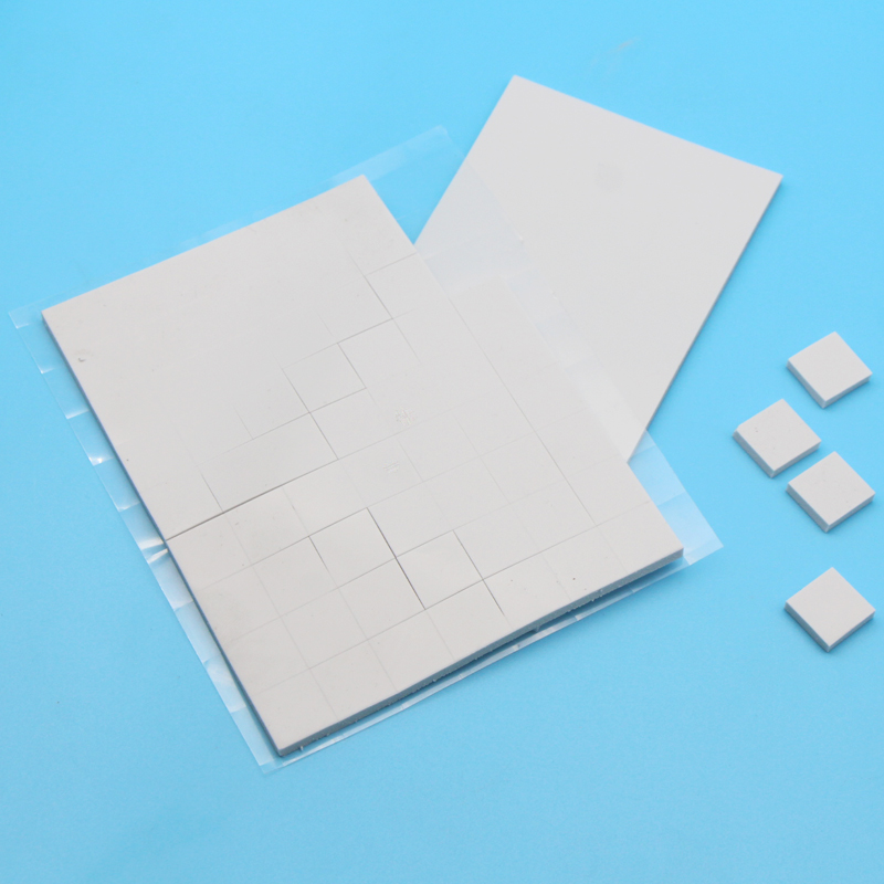 1W-12W LED CPU GPU silicon thermal gap filler pad laptop cooling gel pad