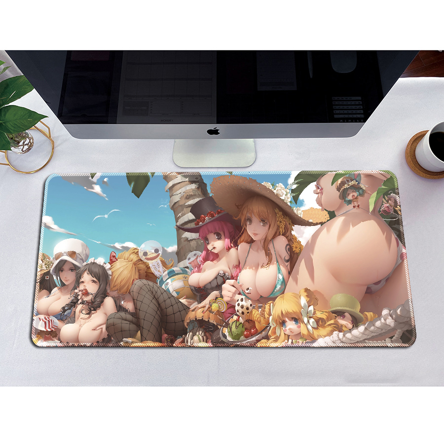 super large natural rubber original ized lock edge multi-color mouse pad