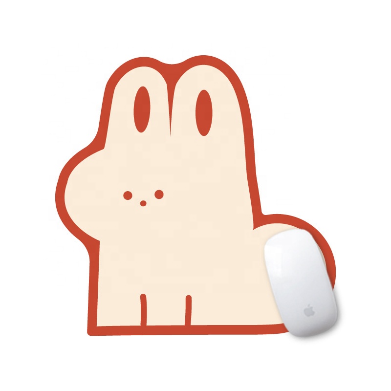 Fast Shipping Cute Kawaii Leather Mouse Pads Cartoon Bunny   Sublimation Gaming Mouse Pads Large And Small Des
