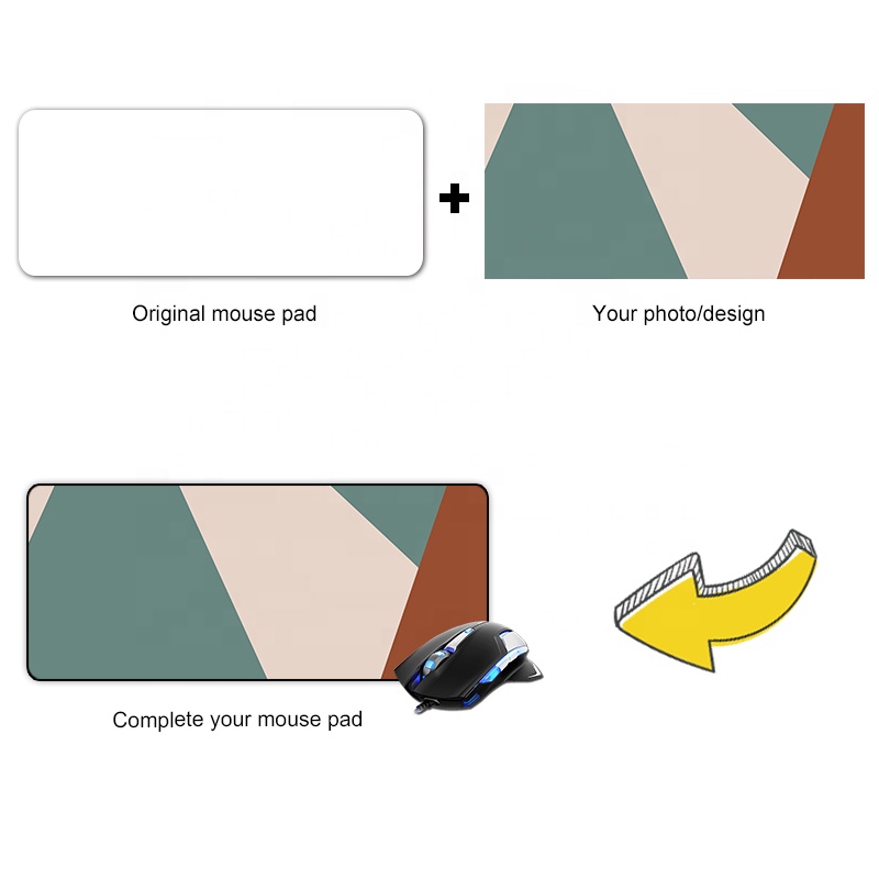  Size Shape Rubber Roll Materials Office Desk Pad Blank Sublimation Mouse Pad