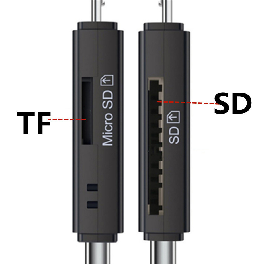 SD Card Reader For Android Phone Tablet PC Micro USB OTG to USB 2.0 Adapter Memory Card Reader