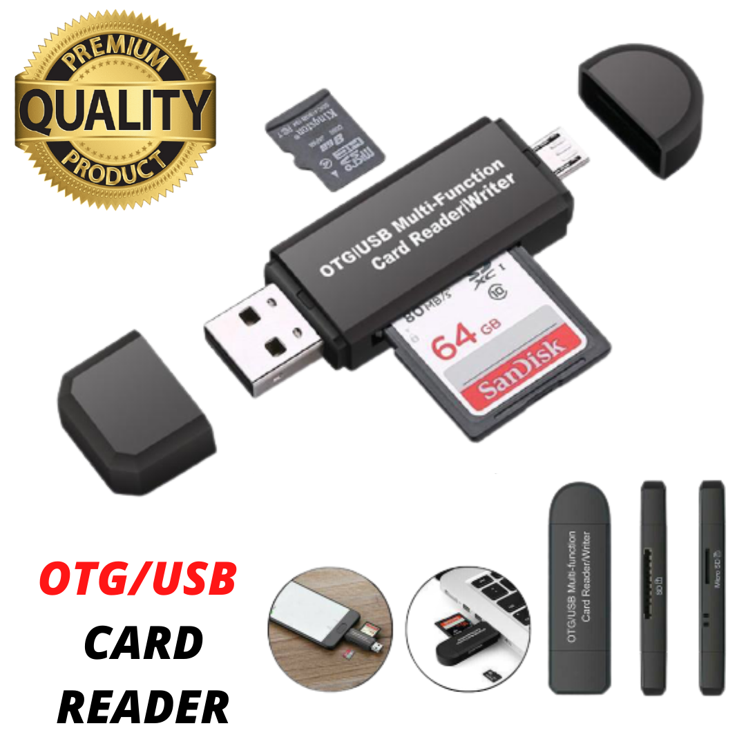 SD Card Reader For Android Phone Tablet PC Micro USB OTG to USB 2.0 Adapter Memory Card Reader