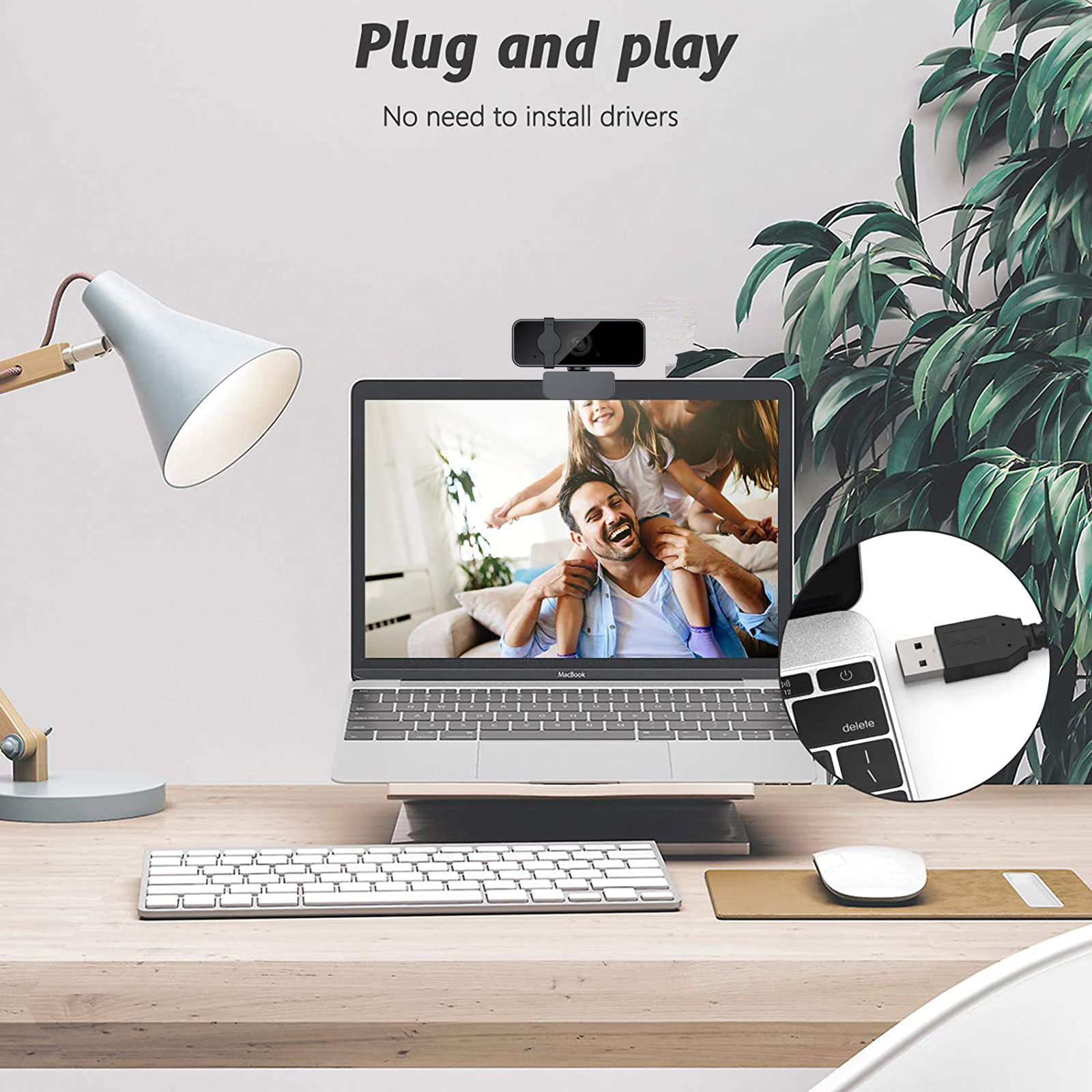 High Definition Rotatable HD Web Cams Computer 1080P Webcams for PC 1080P HD Webcamera USB Webcam