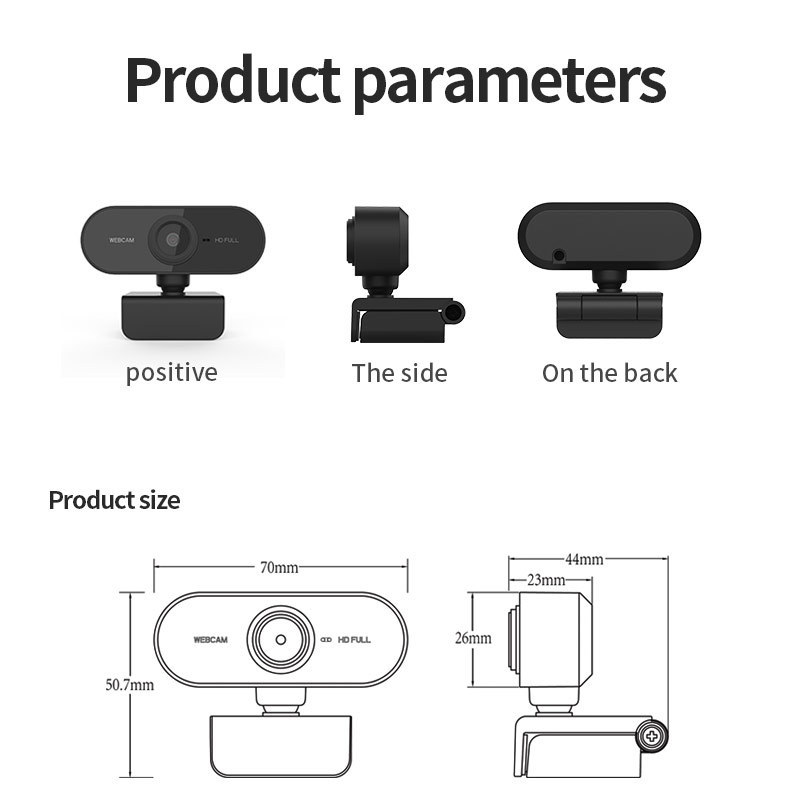 Webcast video conferencing network teaching auto focusing rotatable pc computer usb hd plug camera 1080p webcam with mic