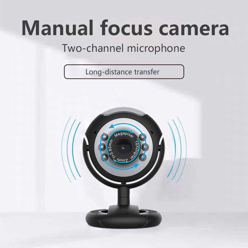 Video call usb web cam driver free 480p 30fps webcam with microphone