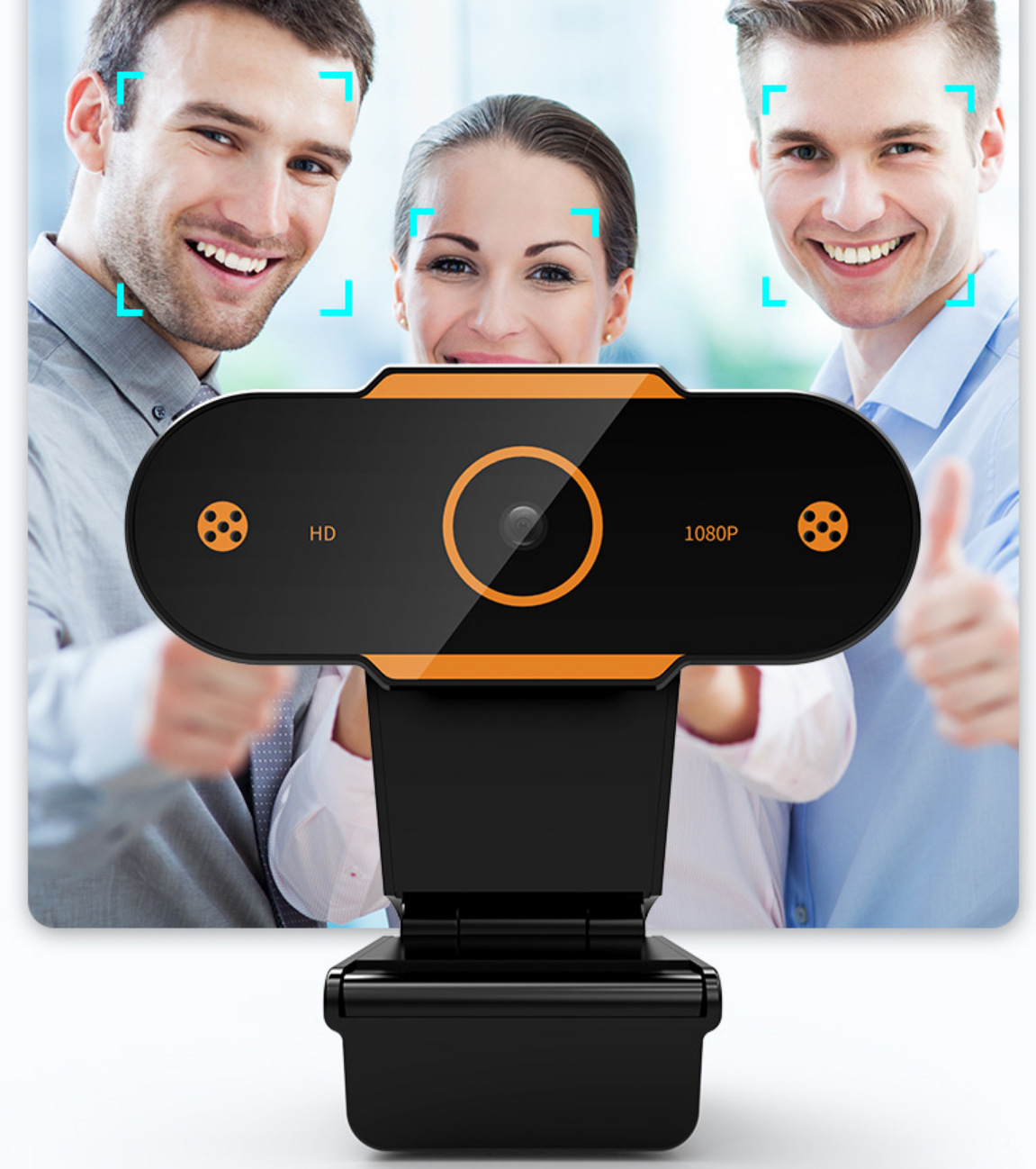 HD 1080 2k autofocus webcam with sensitive microphone live stream camera video cam video Calling conferencing