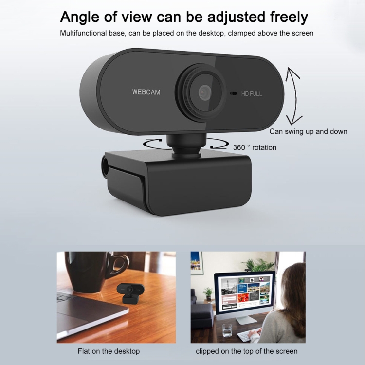  Cheap HD-U01 1080P USB Camera WebCam with Microphone