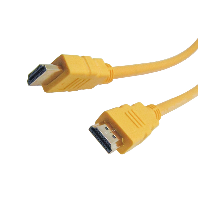 Gold-plated HDMI 4K cable with Ethernet and 3D support for connection to monitors and TVs
