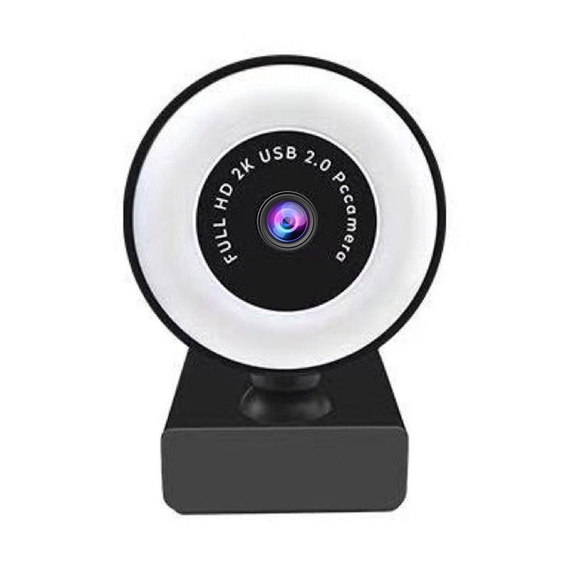 1080P Webcam with built-in Microphone LED Ring Light FULL HD Computer Camera for Streaming webcam for Gaming Video Confe