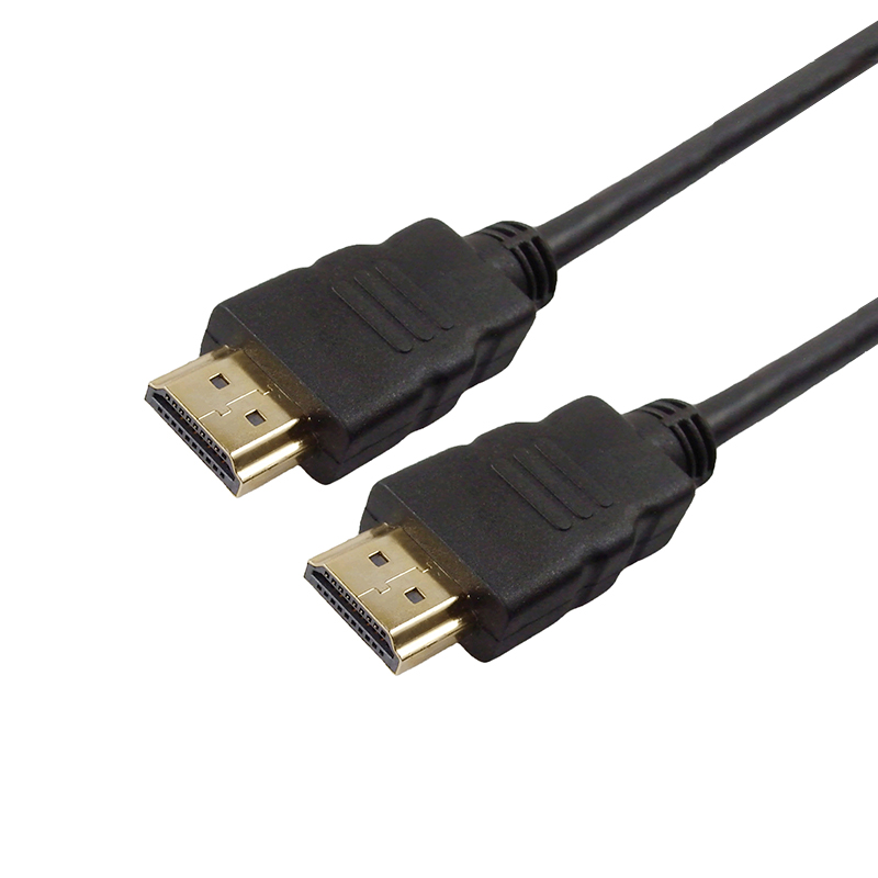 Gold-plated HDMI 4K cable with Ethernet and 3D support for connection to monitors and TVs