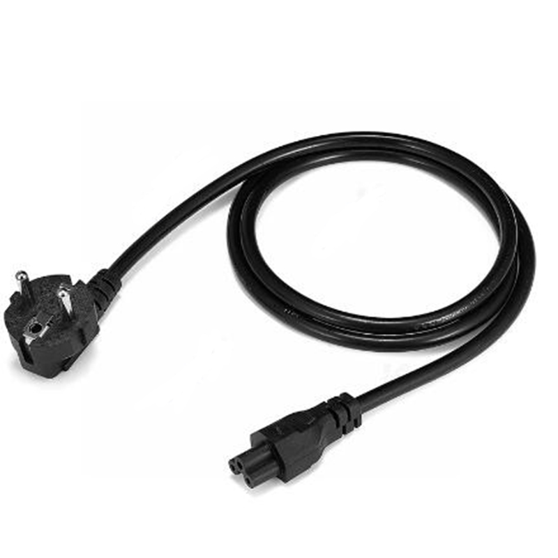 Notebook EU Power Cord  Extension Cord 1.2m Euro IEC C5 Power Supply Cable For HP Dell Lenovo Asus Laptop Computer Monit