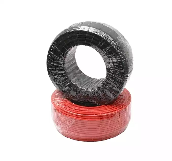 QJC 4mm Panel Single Core Solar Power System Cable 2.5mm 6mm 4mm  DC Solar Power Cable