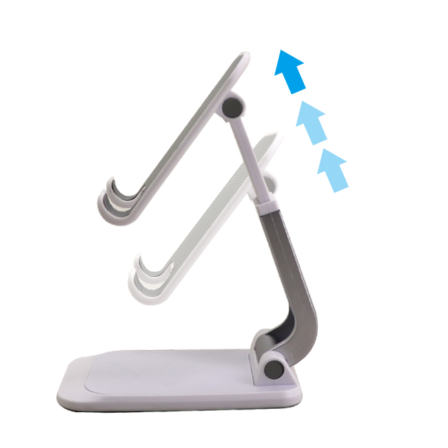 Plastic desk phone holder tablet cellphone accessory display phone stands foldable mobile phone holders