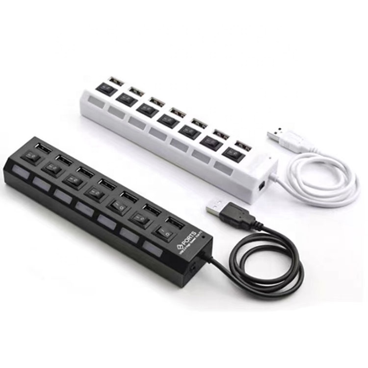 Hot Sale Usb 2.0 Usb Hubs With 7 Ports Usb Hub For Computer Charging