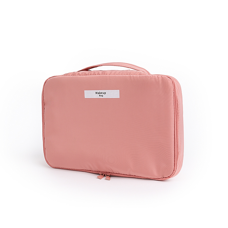Portable Luxury Ladies Travel Makeup Case Bag Large Waterproof Polyester Cosmetic Bag