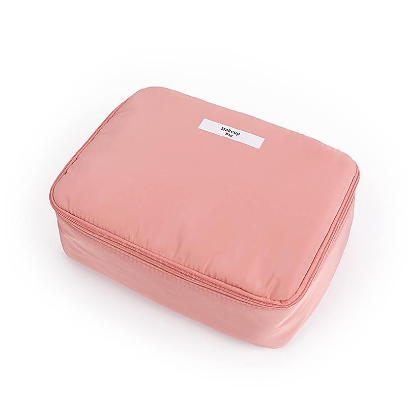 Portable Luxury Ladies Travel Makeup Case Bag Large Waterproof Polyester Cosmetic Bag